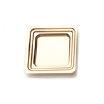 MINI VASSOIO ORO QUADRATO CM 6X6 PZ 100